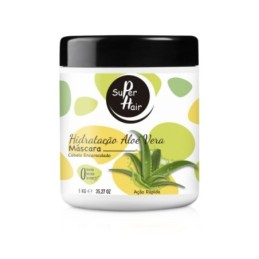 SUPER HAIR MÁSCARA HIDRATAÇÃO ALOE VERA CABELO ENCARACOLADO 1KG