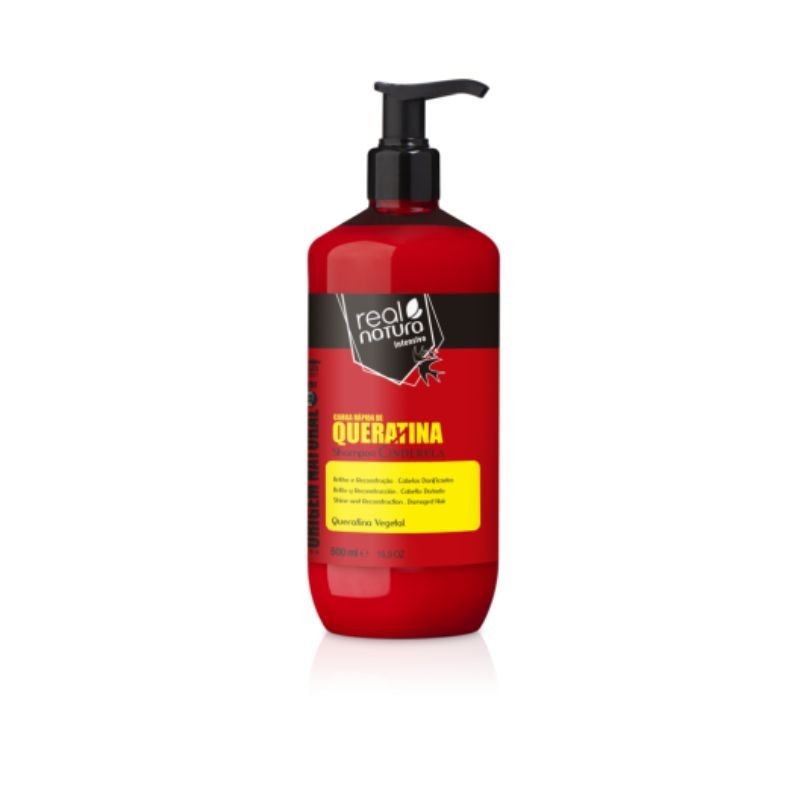 REAL NATURA SHAMPO CINDERELA CARGA RÁPIDA DE QUERATINA 500ML REAL NATURA SHAMPO CINDERELA CARGA RÁPIDA DE QUERATINA 500ML