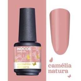 INOCOS VERNIZ GEL CAMÉLIA  NATURA LOVERS 15ML