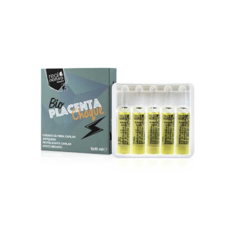 REAL NATURA AMPOLAS PLACENTA CHOQUE - 5 X 10ML REAL NATURA AMPOLAS PLACENTA CHOQUE - 5 X 10ML