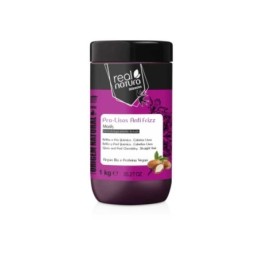 REAL NATURA MÁSCARA SEM SAL PRO-LISOS ANTI FRIZZ ARGAN 1KG
