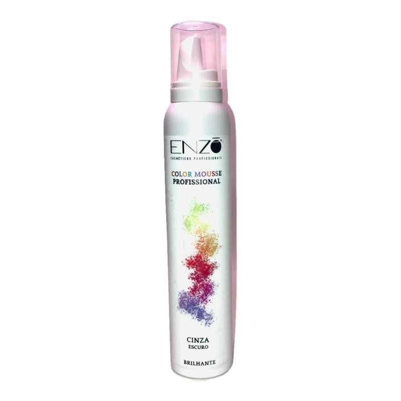 ENZO COLOR MOUSSE CINZA ESCURO 200ML ENZO COLOR MOUSSE CINZA ESCURO 200ML