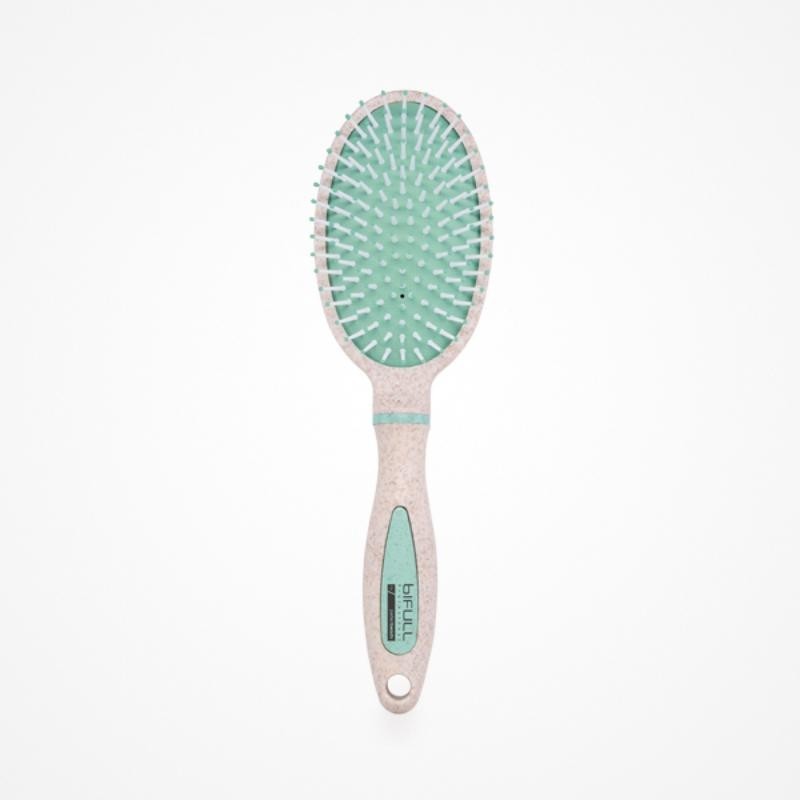 BIFULL BIO OVAL PASTEL COR · ESCOVA 100% BIODEGRADAVEL DE FIBRA DE TRIGO · BEIGE BIFULL BIO OVAL PASTEL COR · ESCOVA 100% BIODEGRADAVEL DE FIBRA DE TRIGO · BEIGE